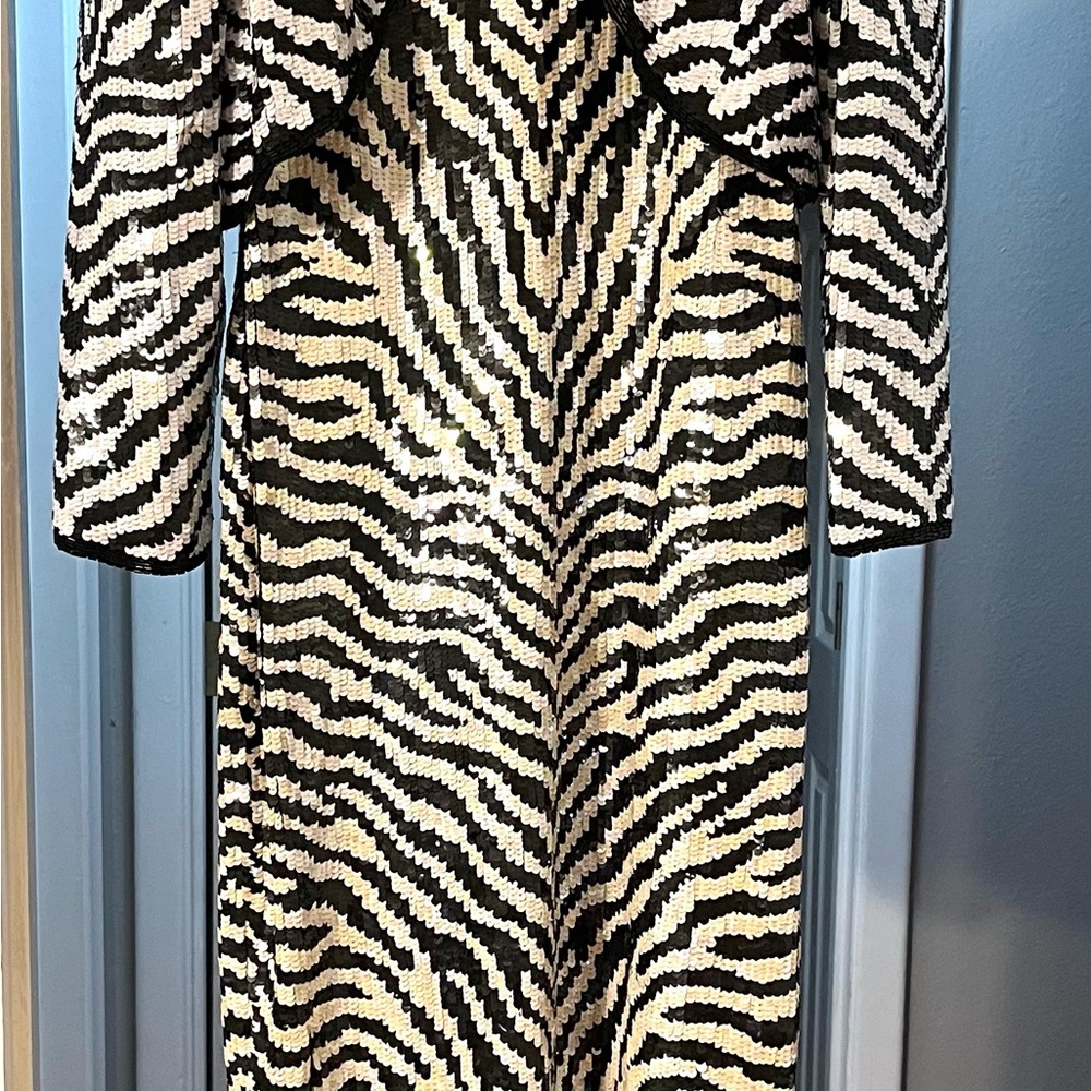 Carina by Berry Lee Black Sequined Dress
